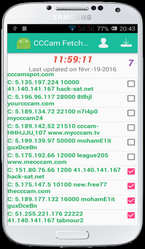 cccam fetcher codes generateur pc